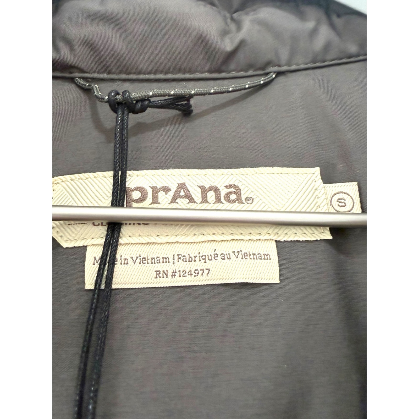 Nwt Prana Pinchot Shirt Jacket Black Olive Heather Down Puffer Men’s Size Small — image 4 of 8